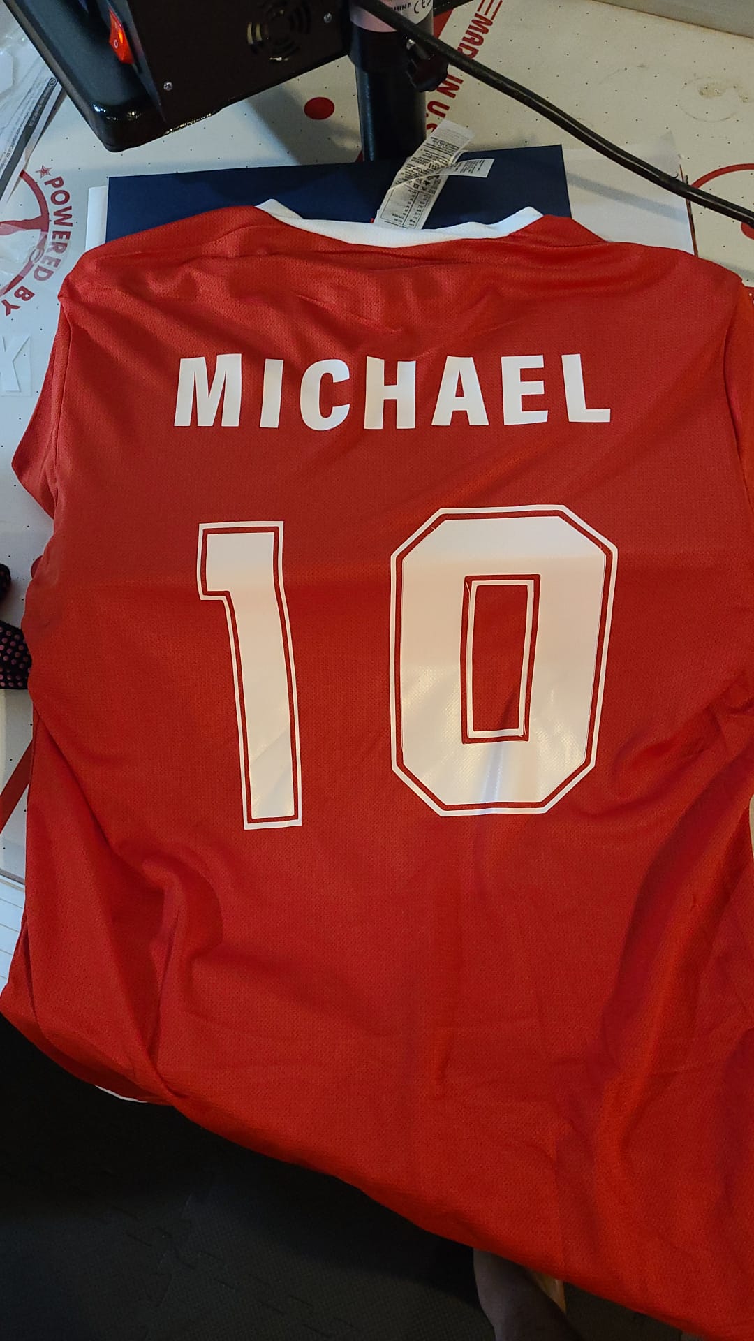 Football shirt printing near me store